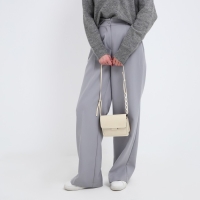 Сумка женская-мессенджер, 17х14х6 см, цвет бежевый Сумка женская-мессенджер, 17х14х6 см, цвет бежевый