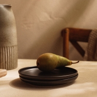 Набор тарелок фарфоровых SL Home &laquo;Дарк&raquo;, d=20,3 см, цвет чёрный