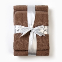 Набор махровых полотенец Spelt коричневый 50х90см + 70х130см, махра 330г/м хл100% Набор махровых полотенец Spelt коричневый 50х90см + 70х130см, махра 330г/м хл100%