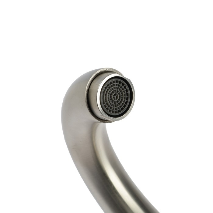 Смеситель для раковины ZEIN Z3728, двухвентильный, длина излива 12.5 см, сатин Смеситель для раковины ZEIN Z3728, двухвентильный, длина излива 12.5 см, сатин