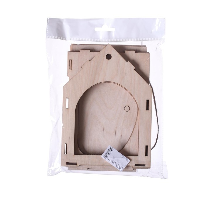 Деревянная кормушка своими руками для птиц &laquo;Комплект-А&raquo;, 14 &times; 17.5 &times; 19 см, Greengo