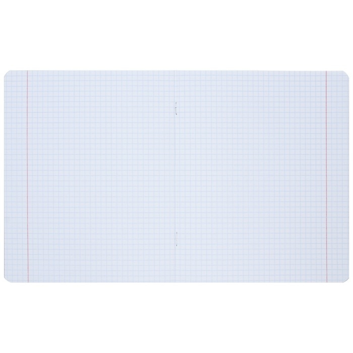 Тетрадь 48 листов в клетку на скрепке "Моя Россия", обложка мелованный картон, ВД-лак, металлизация, конгрев, МИКС