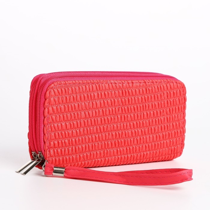 Кошелёк женский на молнии, цвет розовый Кошелёк женский на молнии, цвет розовый