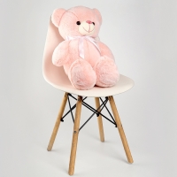 Мягкая игрушка «Медведь», с бантом, 60 см, цвет светло - розовый Мягкая игрушка «Медведь», с бантом, 60 см, цвет светло - розовый