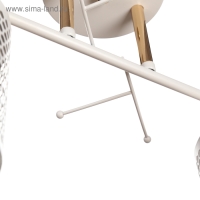 Люстра ГАЛЛОП 650521 2хE27 60Вт золото/белый 40х18х20 см