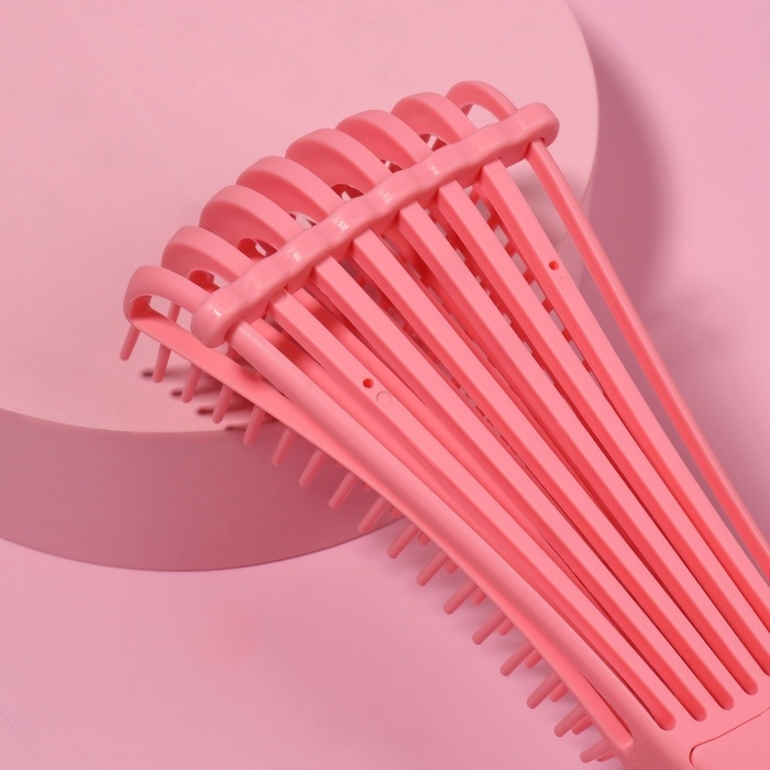 Расчёска массажная, вентилируемая, 6 &times; 24 см, цвет МИКС