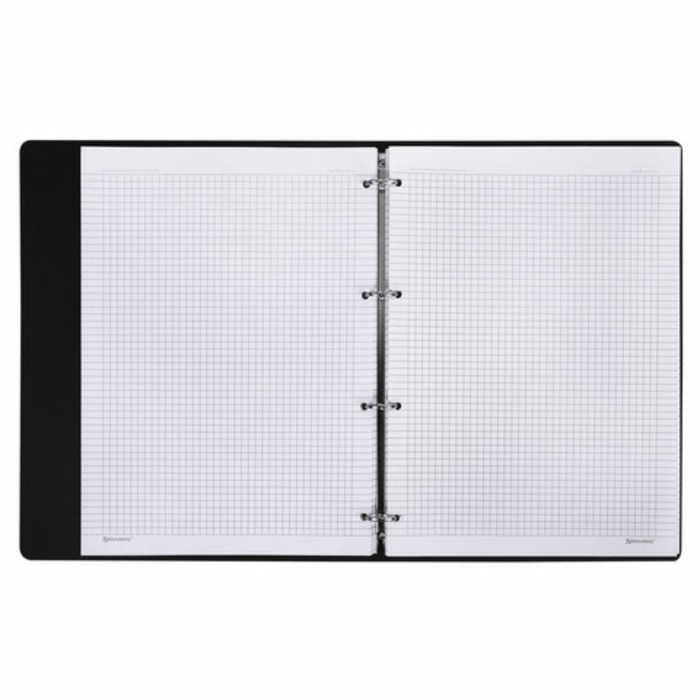 Тетрадь на кольцах А4 120л кл BRAUBERG VISTA, "Гранаты",обл иск кож, бл 70 г/м2