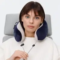 Дорожная подушка-массажер inRelax, синяя Дорожная подушка-массажер inRelax, синяя