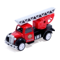 Грузовик металлический &laquo;Пожарная служба&raquo;, инерция, МИКС