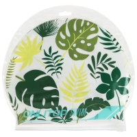 Шапочка для плавания детская ONLYTOP &laquo;Зелень&raquo;, силиконовая, обхват 46-52 см