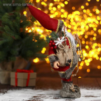 Дед Мороз "В красном тулупе с фонарём" 30 см Дед Мороз "В красном тулупе с фонарём" 30 см