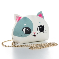 Сумка детская для девочки "Котик улыбака", из искусственной кожи Сумка детская для девочки "Котик улыбака", из искусственной кожи