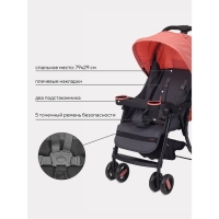 Коляска прогулочная детская RANT basic «UNO», складывается в трость, цвет Cloud pink Коляска прогулочная детская RANT basic «UNO», складывается в трость, цвет Cloud pink