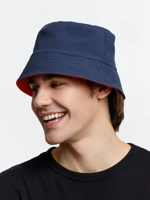 Панама Nylon двусторонняя, темно-синяя с красным, размер S/M Панама Nylon двусторонняя, темно-синяя с красным, размер S/M