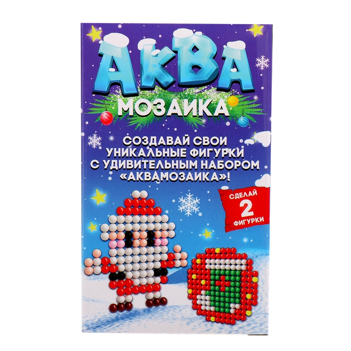 Аквамозаика &laquo;Снежная баночка. Дедушка Мороз&raquo;, ночник, более 200 шариков