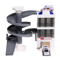 Парковка &laquo;Скорая помощь&raquo;, с 2 машинками, свет и звук