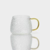 Набор стеклянных кружек Magistro &laquo;Сара&raquo;, 2 шт, 400 мл, 12&times;9&times;8 см