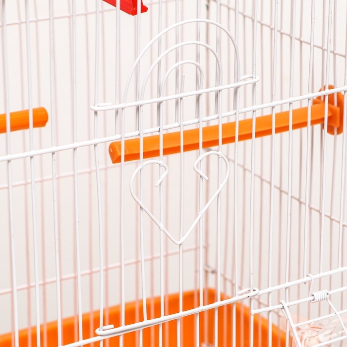 Клетка для птиц укомплектованная Bd-2/1d, 32 х 22 х 45 см, микс цветов