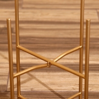 Кашпо на подставке "Космик" металл (набор 2 шт), диаметр 30 и 25 см Кашпо на подставке "Космик" металл (набор 2 шт), диаметр 30 и 25 см