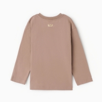 Лонгслив детский MINAKU, цвет бежевый, рост 116 см