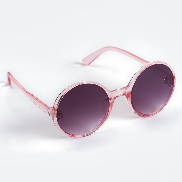 Очки солнцезащитные OneSun, uv 400, дужка 14.5 см, ширина 14.5 см, 5.5 х 5.5 см, розовые