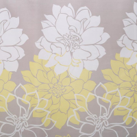 Штора для ванны Доляна &laquo;Большие цветы&raquo;, 180&times;180 см, полиэстер, цвет жёлтый