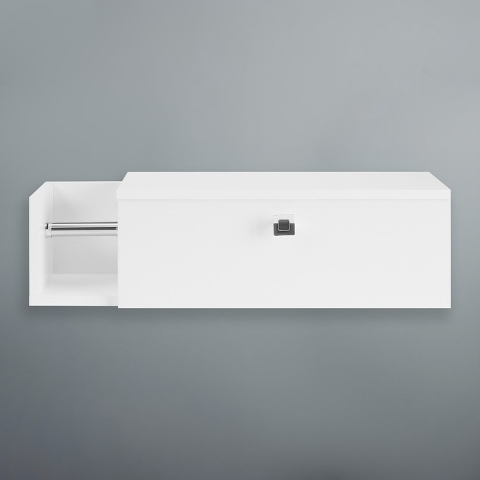 Шкаф навесной "ПШ Нота 70" горизонтальный с держателем для бумаги, 70 х 19 х 20 см