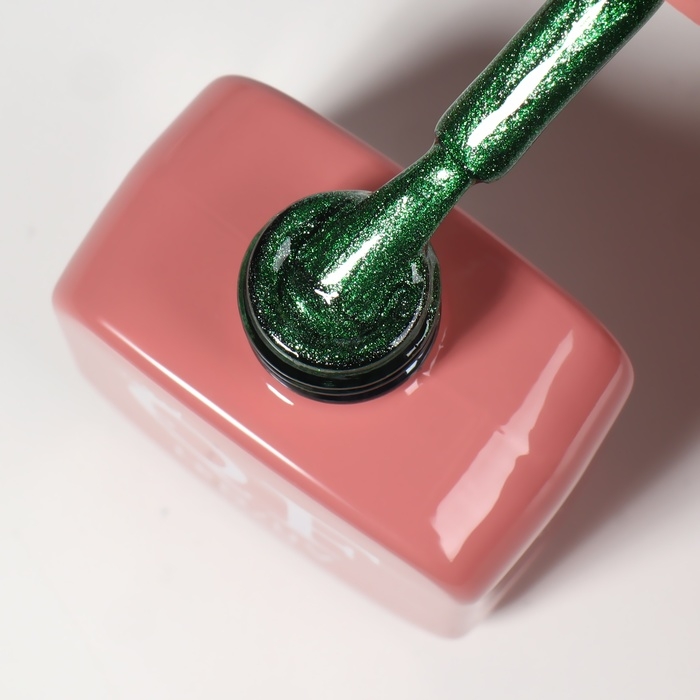Гель лак для ногтей &laquo;CAT`S EYE NEON&raquo;, 3-х фазный, 10 мл, LED/UV, цвет зелёный (43)