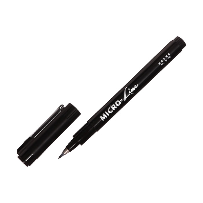 Маркер профессиональный линер черный, тонкая линия, S Маркер профессиональный линер черный, тонкая линия, S