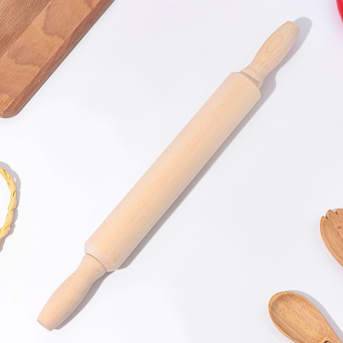 Скалка, 30х5 см, береза Скалка, 30х5 см, береза