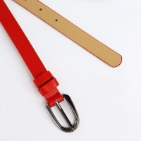 Ремень женский, ширина 1,6 см, пряжка металл, цвет Ремень женский, ширина 1,6 см, пряжка металл, цвет