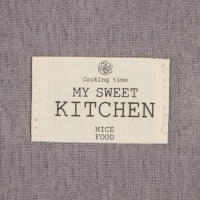 Набор кух. Этель ECO, цв. серый: варежка 20х28 см, прихватка 19х19 см, 70% хл, 30% лён, вати Набор кух. Этель ECO, цв. серый: варежка 20х28 см, прихватка 19х19 см, 70% хл, 30% лён, вати