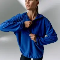 Анорак флисовый унисекс Fliska, ярко-синий, размер M/L