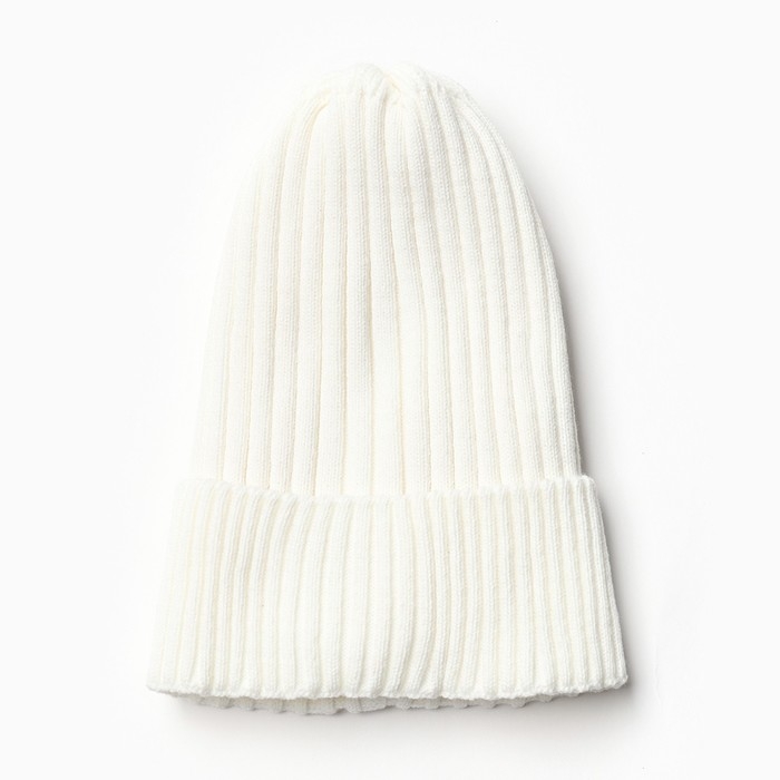 Шапка детская, цвет молочный, размер 48-54 Шапка детская, цвет молочный, размер 48-54