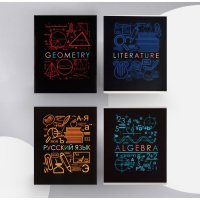 Комплект предметных тетрадей 48 листов "Супернеон", 10 предметов со справочным материалом, обложка мелованный картон, блок офсет Комплект предметных тетрадей 48 листов "Супернеон", 10 предметов со справочным материалом, обложка мелованный картон, блок офсет