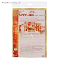 Папка "Портфолио выпускника", 8 листов, А4 Папка "Портфолио выпускника", 8 листов, А4