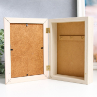 Ключница "Брюгге 3" молочный дуб 15х21 см