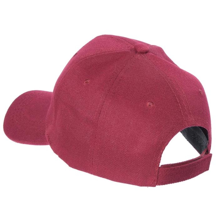 Бейсболка, цвет бордовый, размер 56-58 Бейсболка, цвет бордовый, размер 56-58