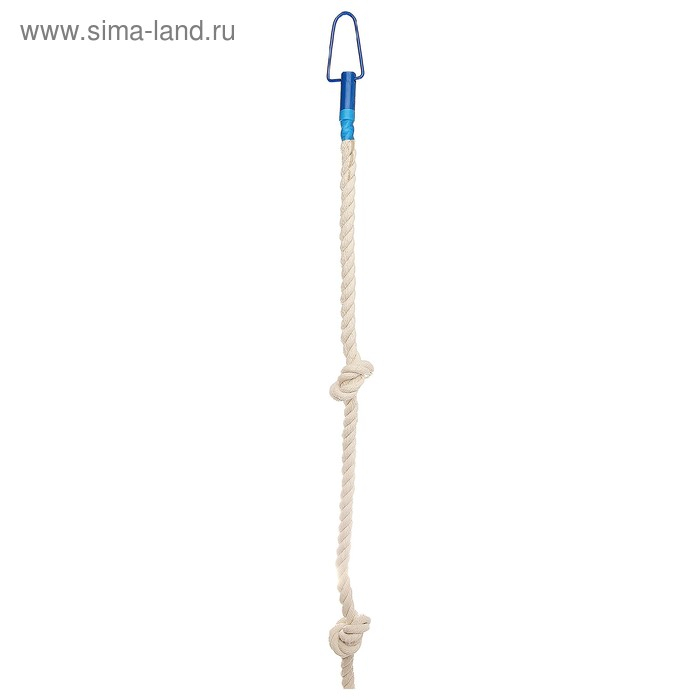 Канат для лазания, с узлами, длина 2,5 м