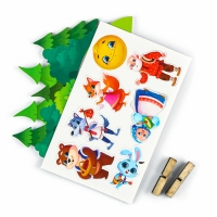 Набор развивающих магнитов. Театр по мотивам русской народной сказки &laquo;Колобок&raquo;