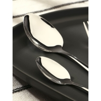 Набор столовых приборов из нержавеющей стали &laquo;Элегант&raquo;, 24 предмета, на подставке, цвет серебряный