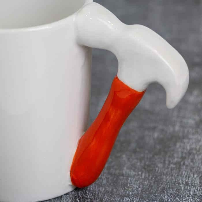 Кружка керамическая &laquo;Папа может всё что угодно&raquo;, 400 мл, цвет белый