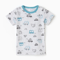 Футболка детская, цвет серый/мишки, рост 92 см Футболка детская, цвет серый/мишки, рост 92 см