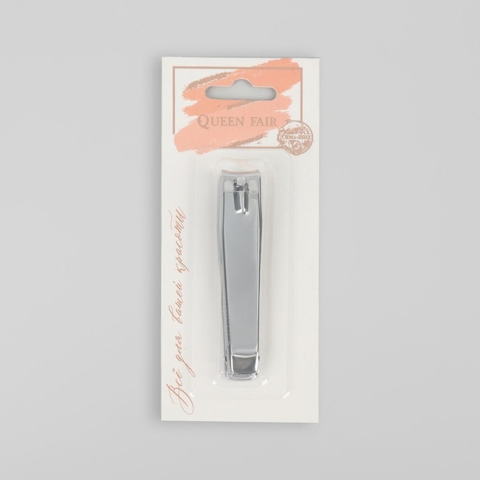 Кусачки - книпсер педикюрные, с пилкой, 8 см, на блистере, цвет серебристый Кусачки - книпсер педикюрные, с пилкой, 8 см, на блистере, цвет серебристый