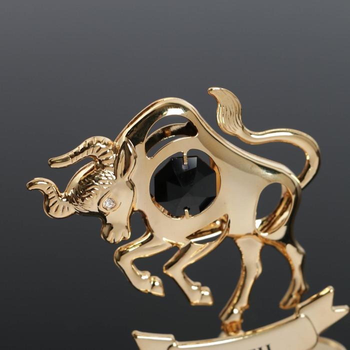 Сувенир знак зодиака &laquo;Телец&raquo;, 4&times;6&times;9 см, с кристаллами