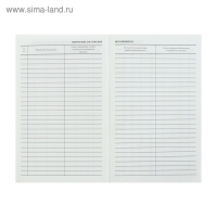 Журнал учёта работы педагога дополнительного образования в объединении (секции, клубе, кружке) А4, 20 листов, обложка офсет 120 г/м&sup2;, блок писчая бумага 60 г/м&sup2;