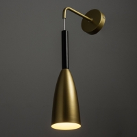 Бра "Капля" Е27 40Вт золото 10х10х35-135см Бра "Капля" Е27 40Вт золото 10х10х35-135см