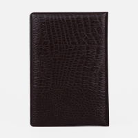 Обложка для паспорта, цвет тёмно-коричневый Обложка для паспорта, цвет тёмно-коричневый