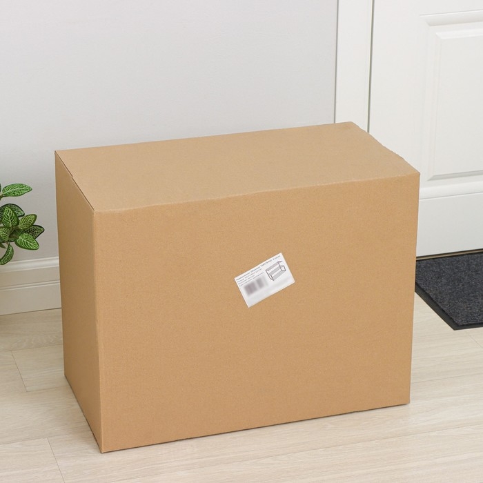 Обувница 3-х ярусная&laquo;Шестёрка&raquo;, 59&times;31&times;46 см, цвет чёрный