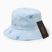Панама детская MINAKU "Морская звезда", цвет голубой, р-р 48-49 Панама детская MINAKU "Морская звезда", цвет голубой, р-р 48-49